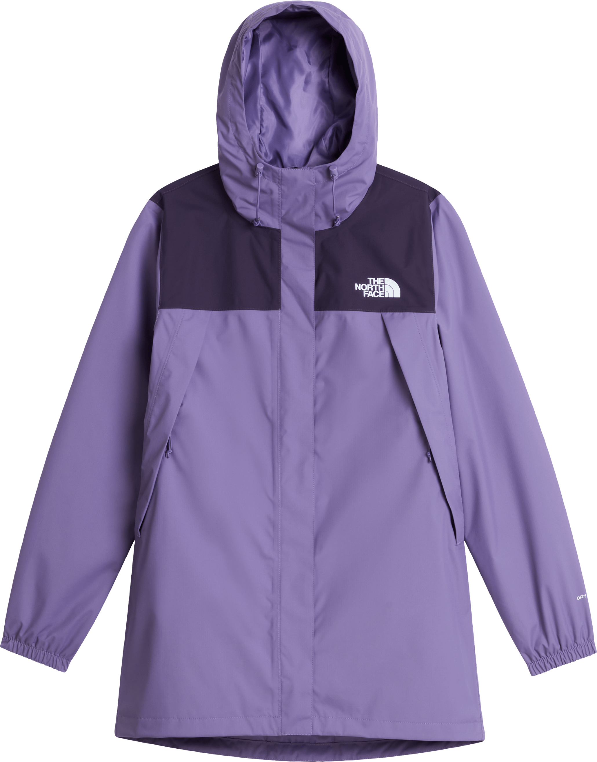 The North Face Women's Antora Rain Parka Grounded Plum/Endless