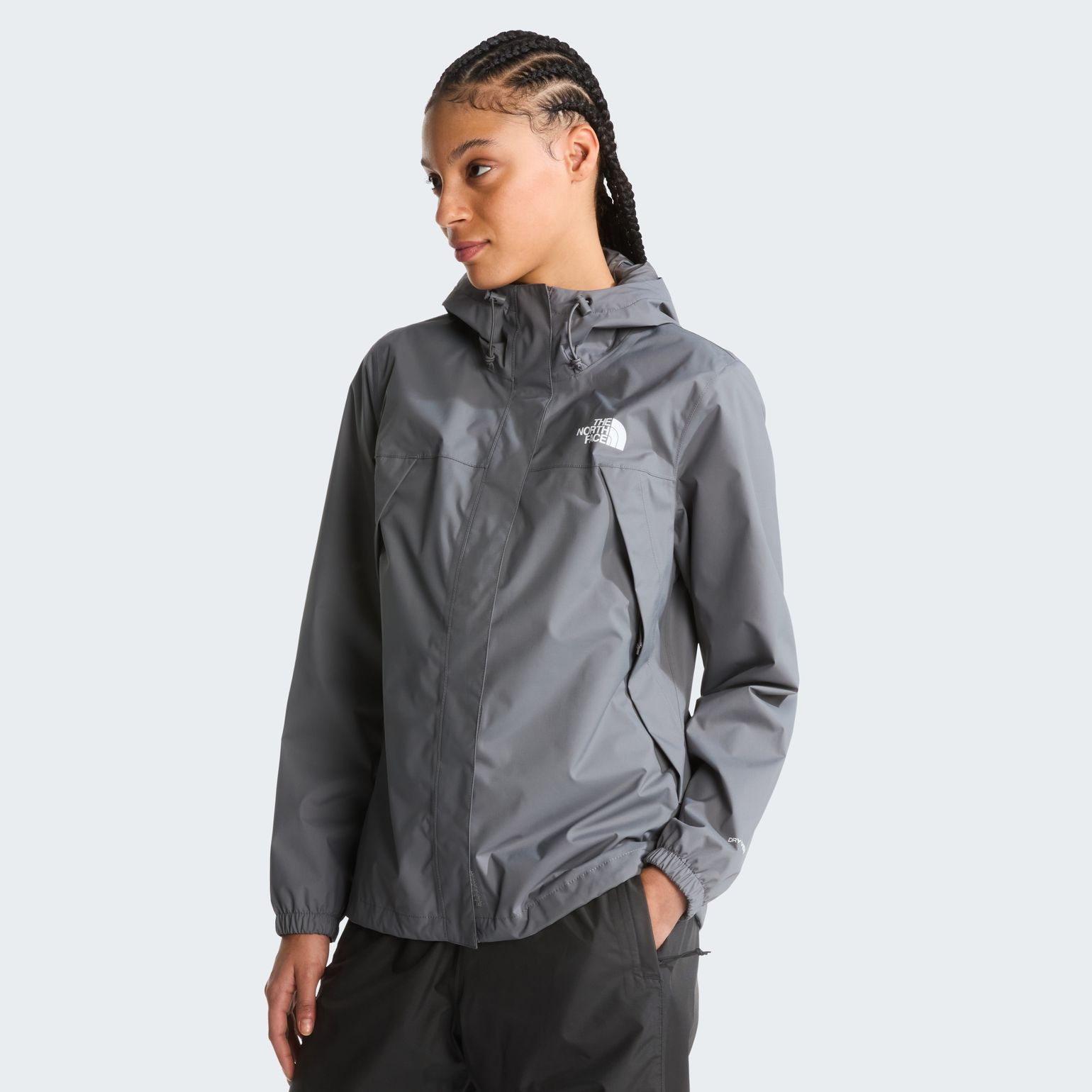 The North Face Women's Antora Rain Jacket Smoked Pearl