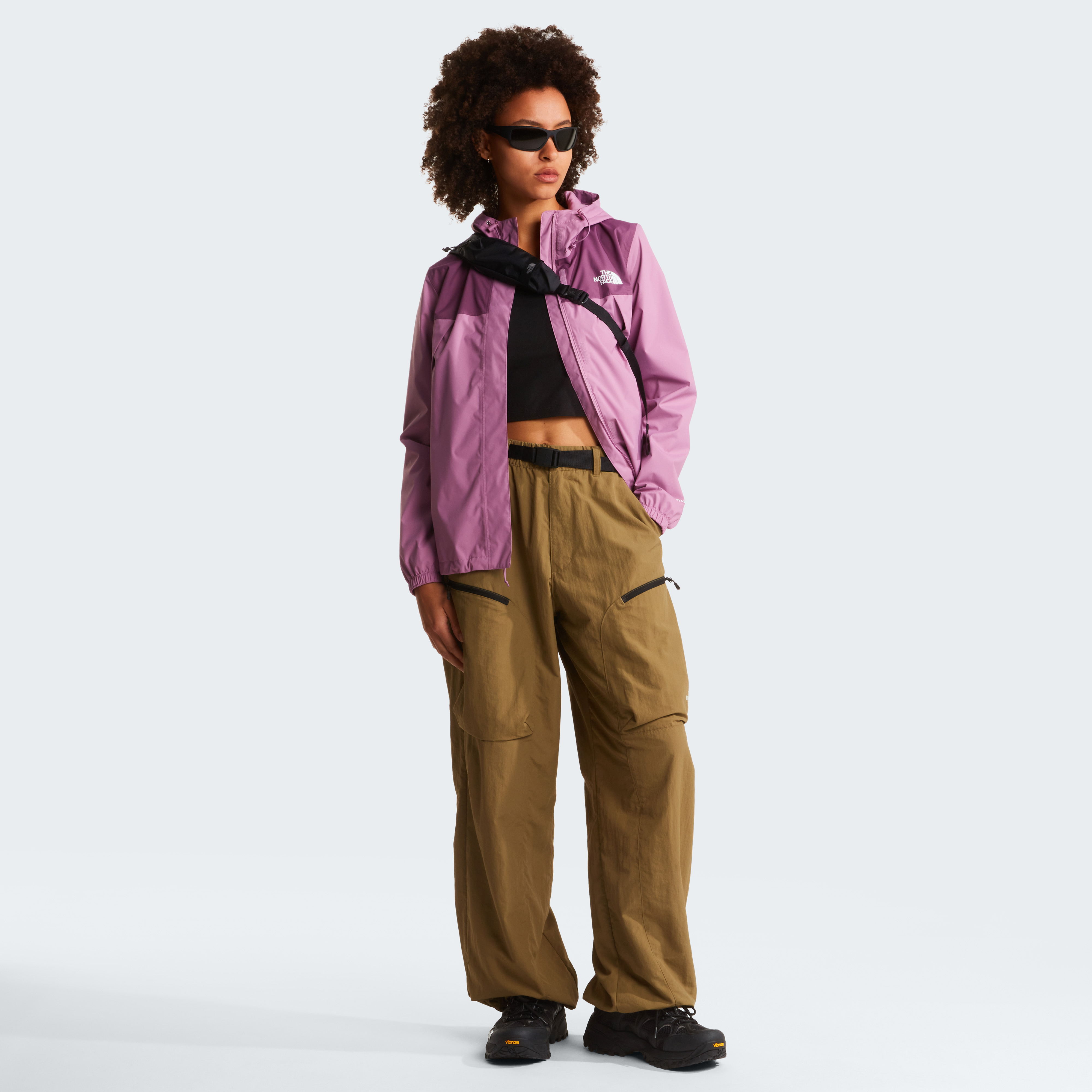 The North Face Women's Antora Rain Jacket Hushed Lavender/Chroma