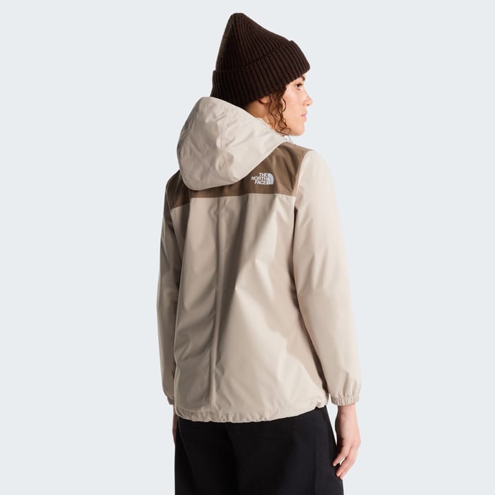 The North Face Women's Antora Rain Jacket Timeless Taupe/Garnet The North Face