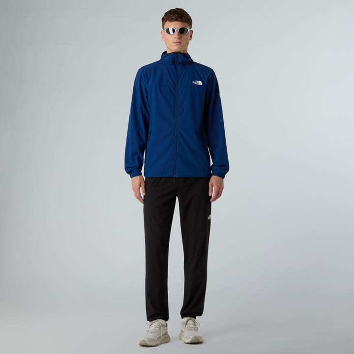 The North Face Men's Mountain Athletics Hooded Wind Jacket Estate Blue The North Face