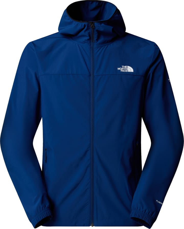 The North Face Men's Mountain Athletics Hooded Wind Jacket Estate Blue The North Face