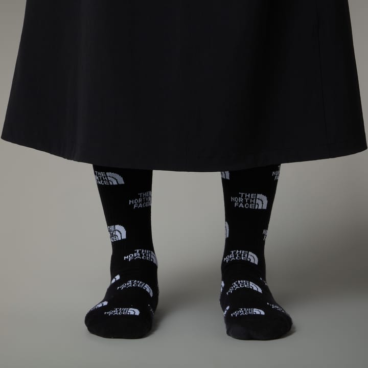 The North Face Everyday Crew Logo Socks - 2p TNF Black/TNF White The North Face