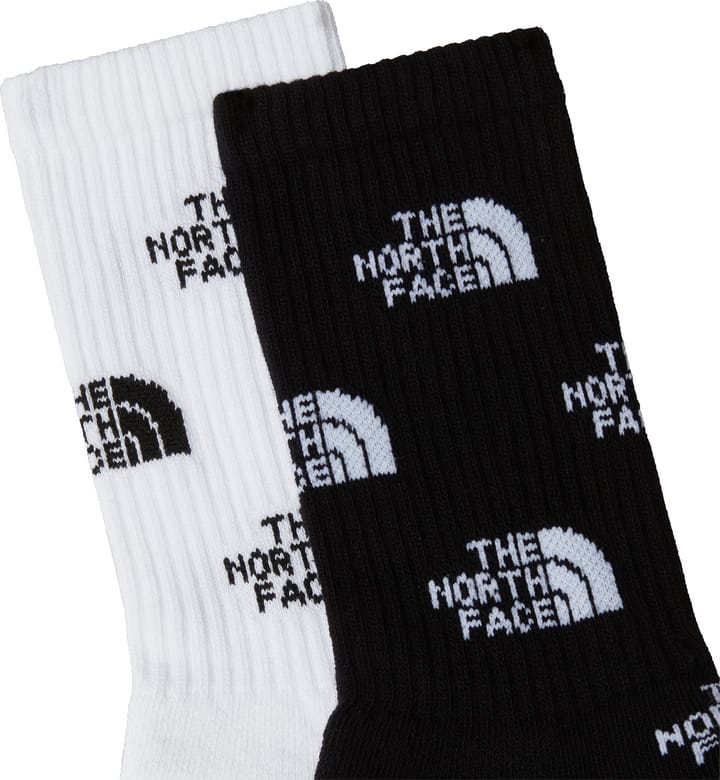 The North Face Everyday Crew Logo Socks - 2p TNF Black/TNF White The North Face