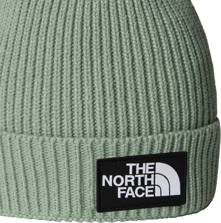 The North Face Kids' TNF Logo Box Cuffed Beanie Slate Moss The North Face