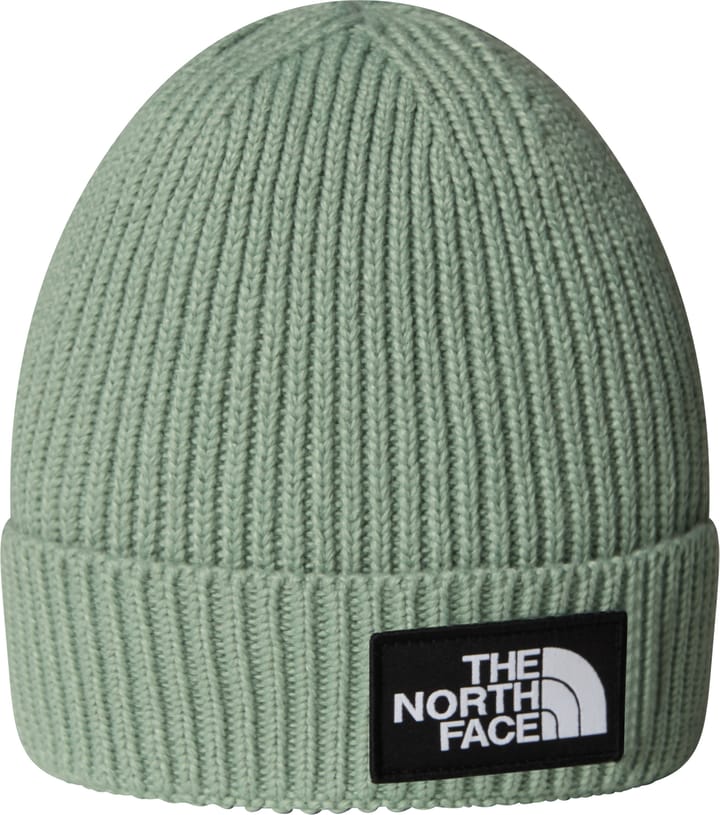 The North Face Kids' TNF Logo Box Cuffed Beanie Slate Moss The North Face