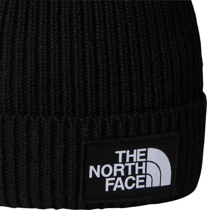 The North Face Kids' TNF Logo Box Cuffed Beanie TNF Black The North Face