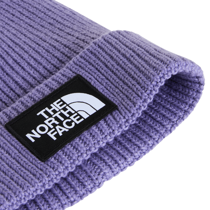 The North Face Kids' TNF Logo Box Cuffed Beanie Grounded Plum The North Face