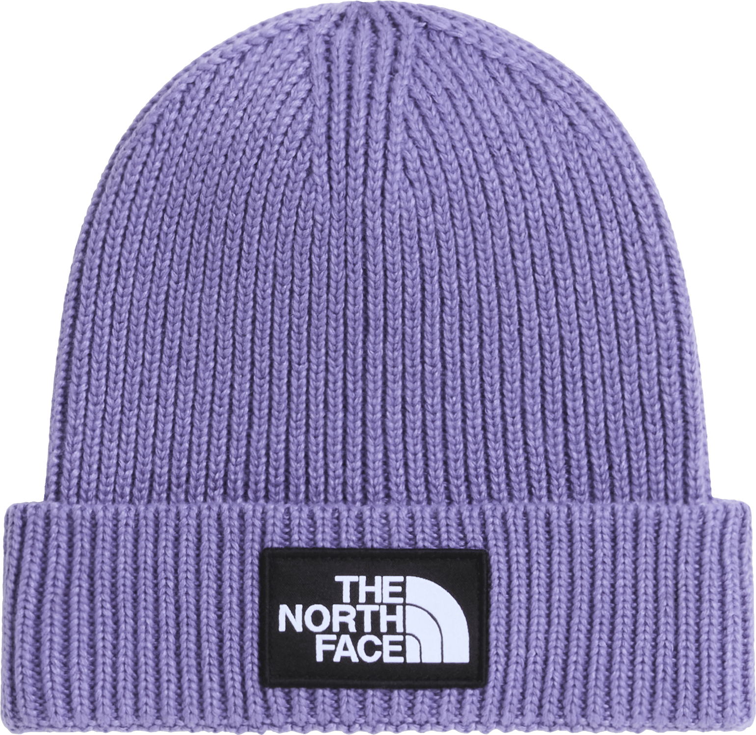 The North Face Kids' TNF Logo Box Cuffed Beanie Grounded Plum