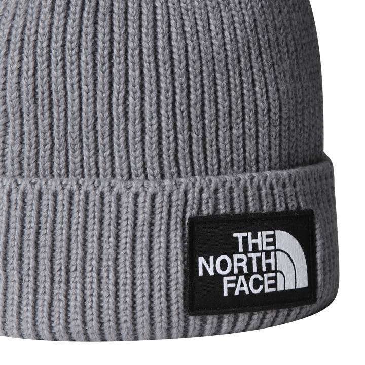 The North Face TNF Logo Box Cuffed Beanie TNF Medium Grey Heather The North Face