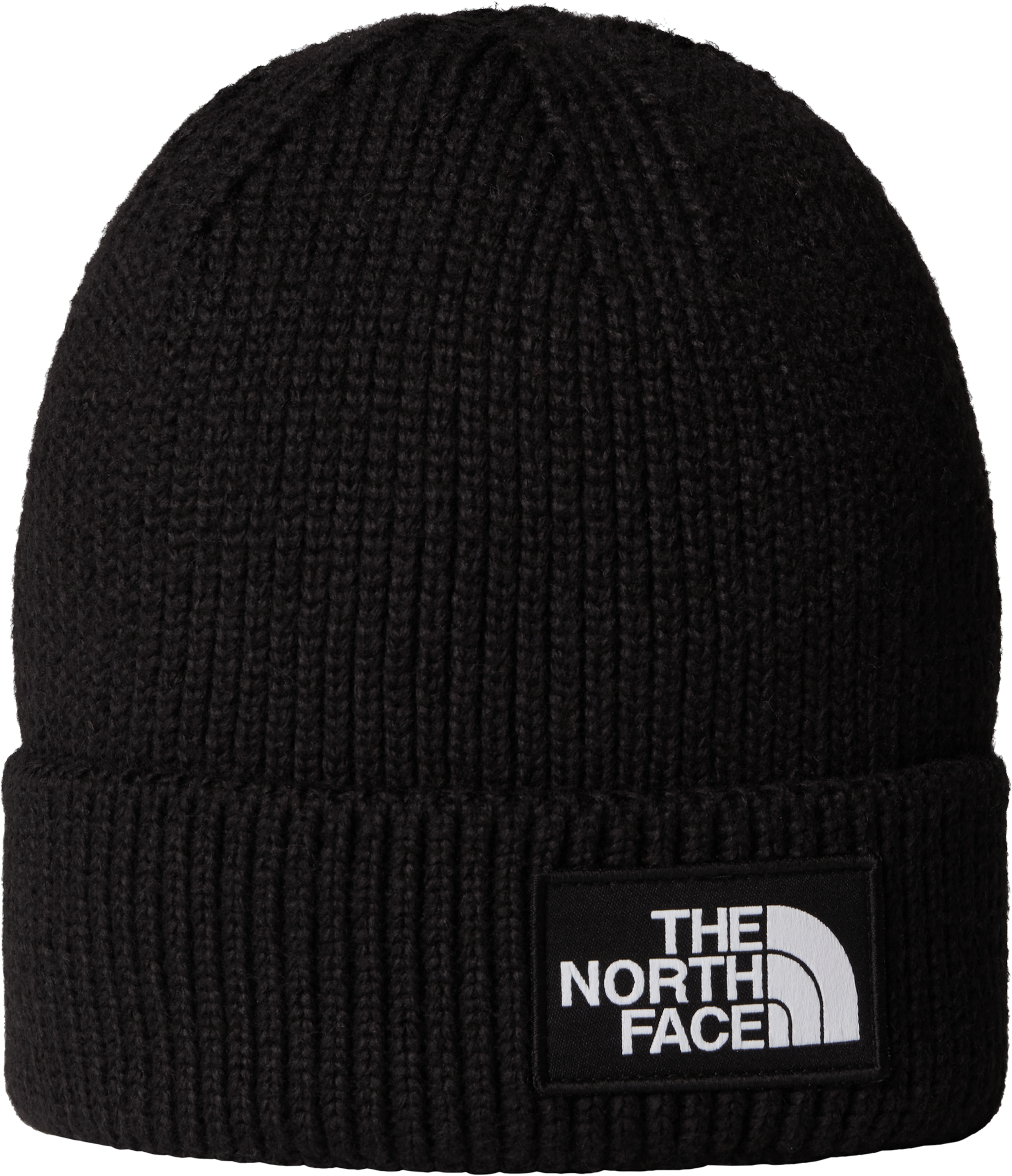TNF Logo Box Cuffed Beanie TNF Medium Grey Heather