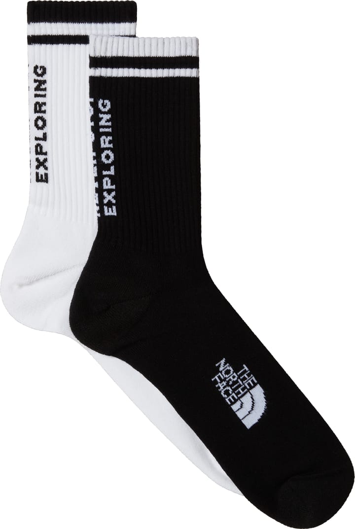 The North Face NSE Everyday Crew Sock - 2 Pack TNF Black/TNF White The North Face