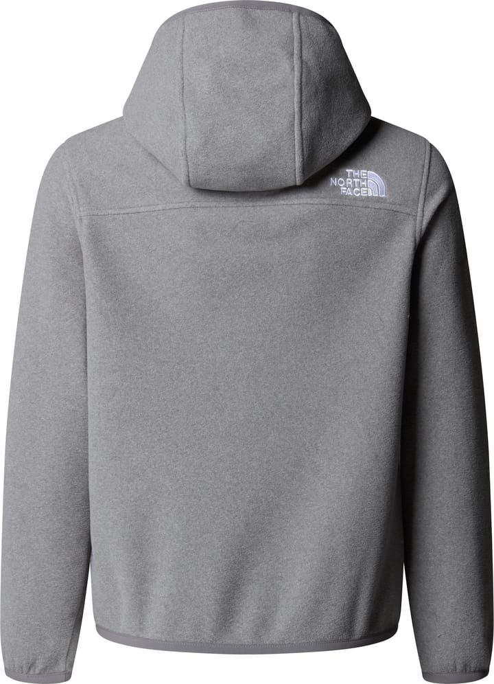 The North Face Teens' Glacier Full Zip Hoodie TNF Mid Grey Heather The North Face