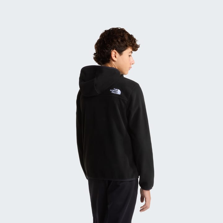The North Face Teens' Glacier Full Zip Hoodie TNF Black The North Face