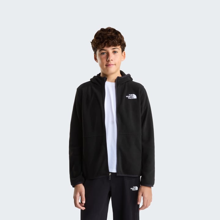 The North Face Teens' Glacier Full Zip Hoodie TNF Black The North Face