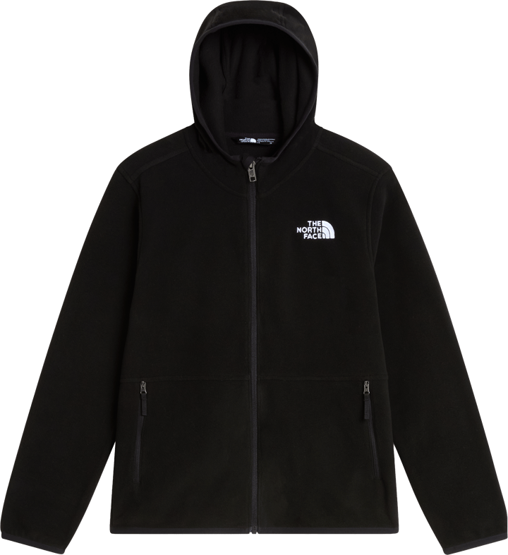 The North Face Teens' Glacier Full Zip Hoodie TNF Black The North Face
