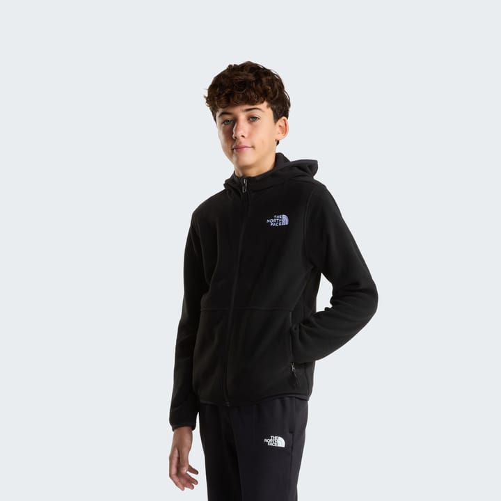 The North Face Teens' Glacier Full Zip Hoodie TNF Black The North Face