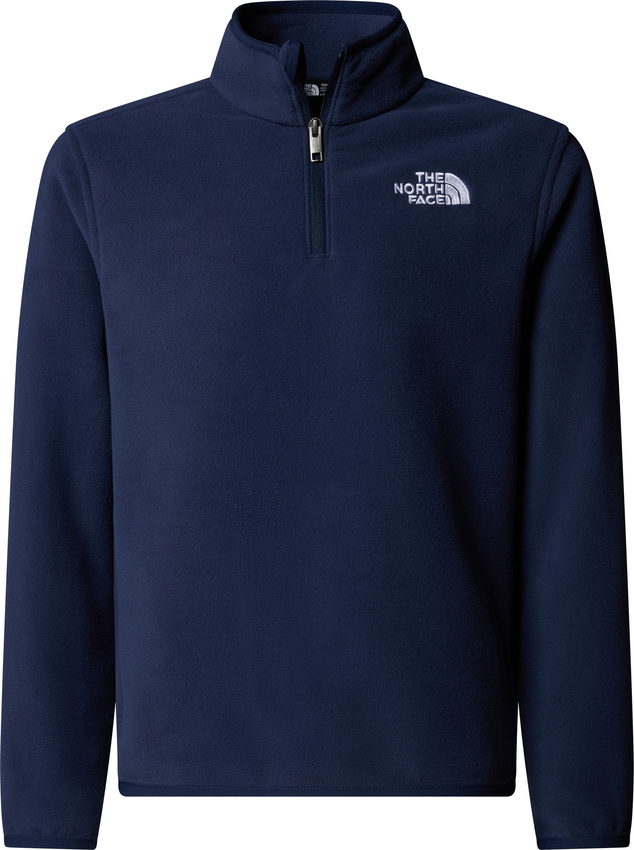 The North Face Teens' Glacier 1/4 Zip Pullover Summit Navy Mellomlag trøyer L