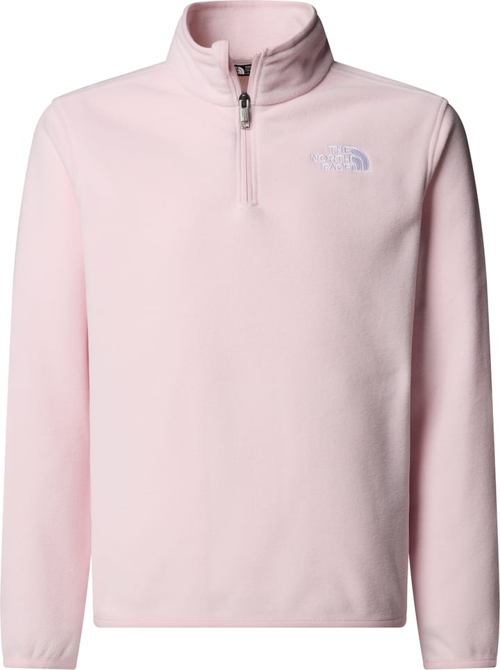 The North Face Teens' Glacier 1/4 Zip Pullover Pale Blossom The North Face The North Face Teens' Glacier 1/4 Zip Pullover Pale Blossom The North Face