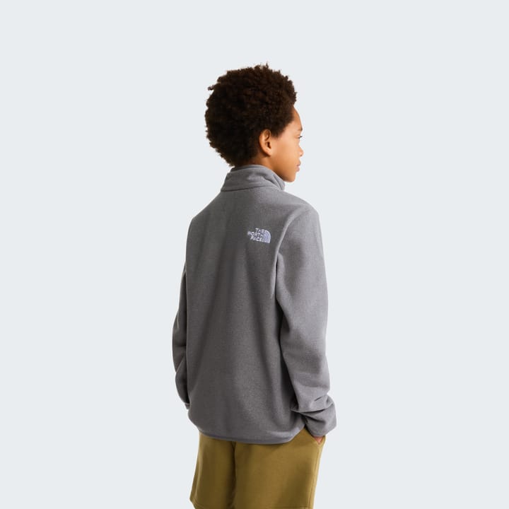The North Face Teens' Glacier 1/4 Zip Pullover Tnf Mid Grey Heather The North Face