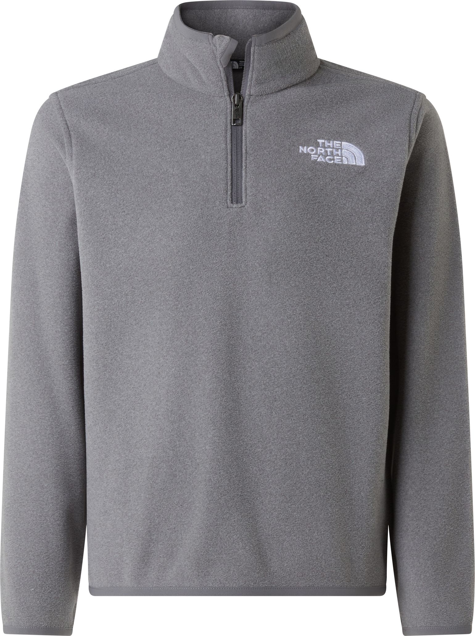 The North Face Teens' Glacier 1/4 Zip Pullover TNF Mid Grey Heather