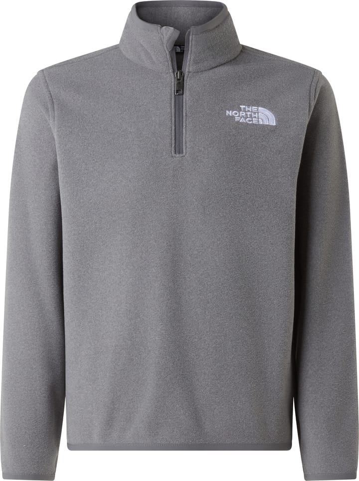 The North Face Teens' Glacier 1/4 Zip Pullover Tnf Mid Grey Heather The North Face