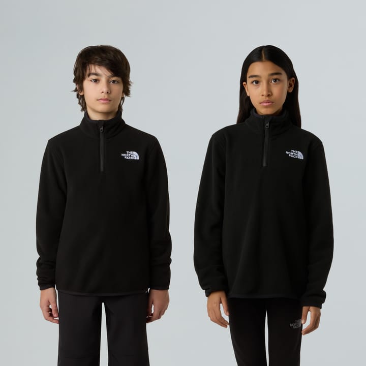 The North Face Teens' Glacier 1/4 Zip Pullover TNF Black The North Face The North Face Teens' Glacier 1/4 Zip Pullover TNF Black The North Face