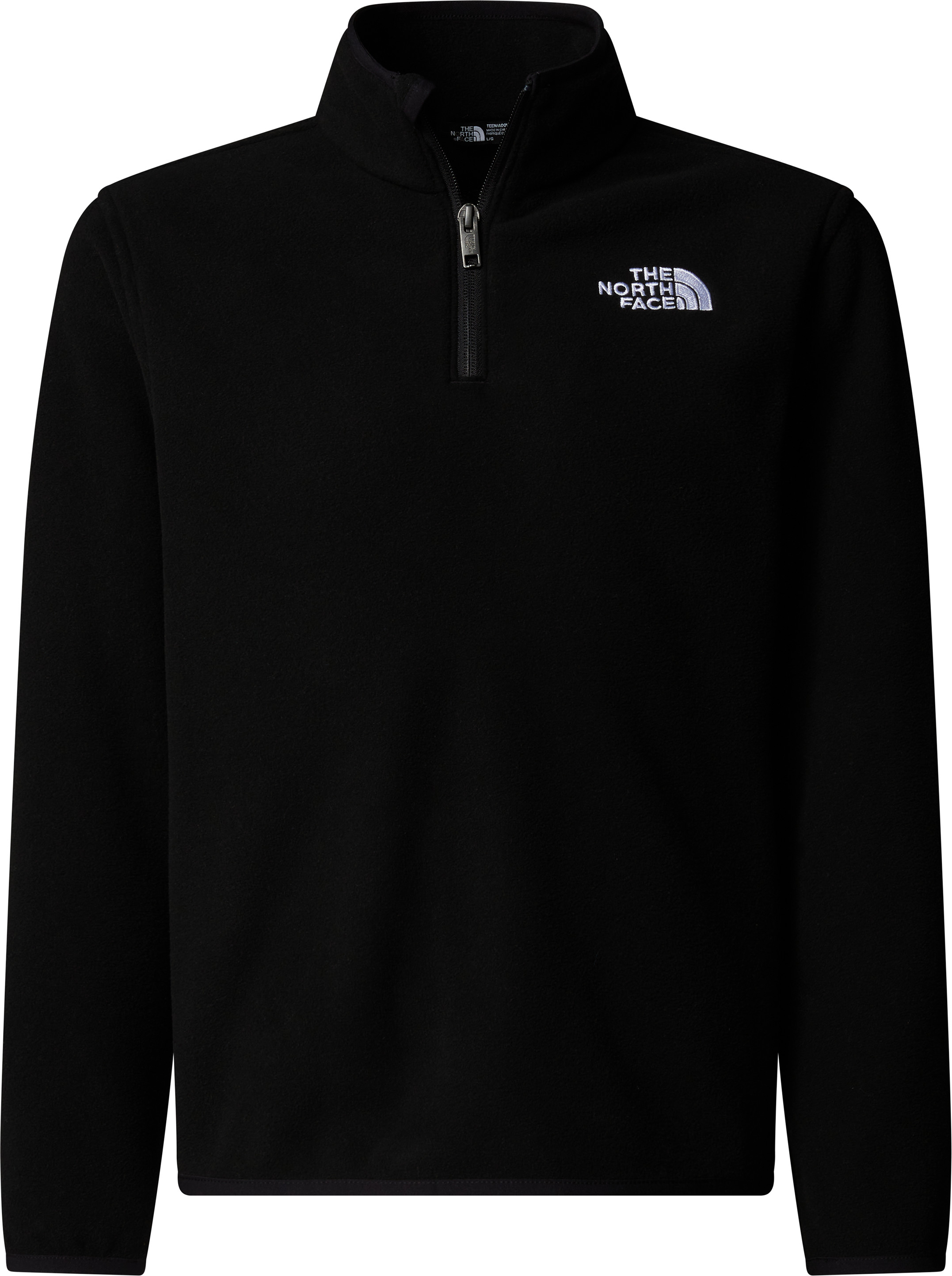 The North Face Teens' Glacier 1/4 Zip Pullover TNF Black Mellomlag trøyer XS