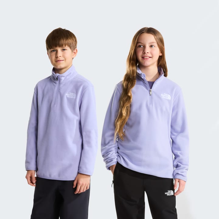 The North Face Teens' Glacier 1/4 Zip Pullover Pale Plum The North Face