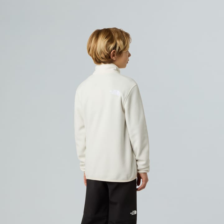 The North Face Teens' Glacier 1/4 Zip Pullover White Dune The North Face