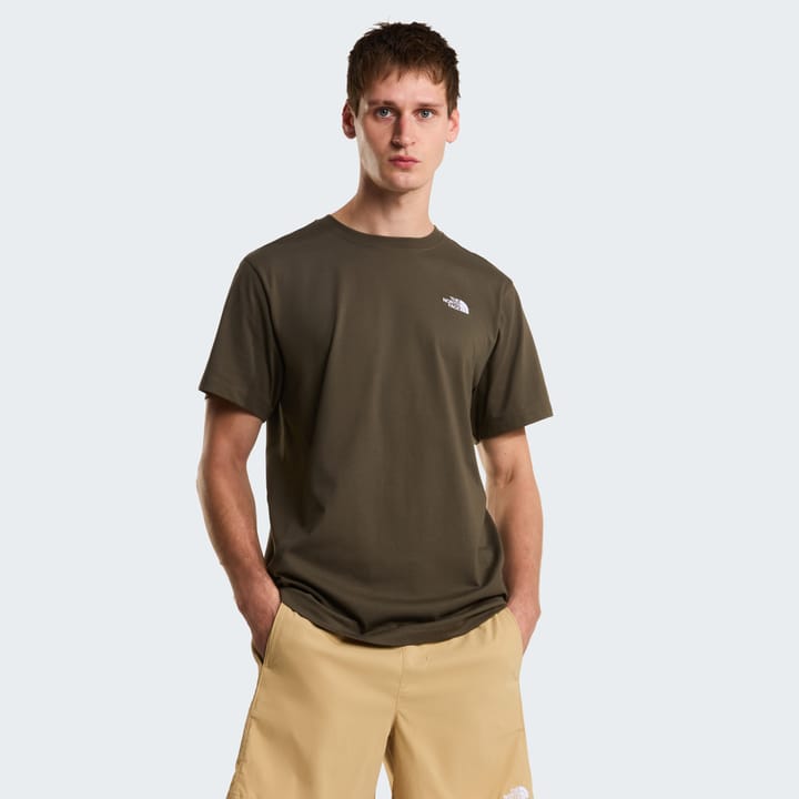 The North Face Men's Evolution Simple Dome Regular T-Shirt New Taupe Green The North Face