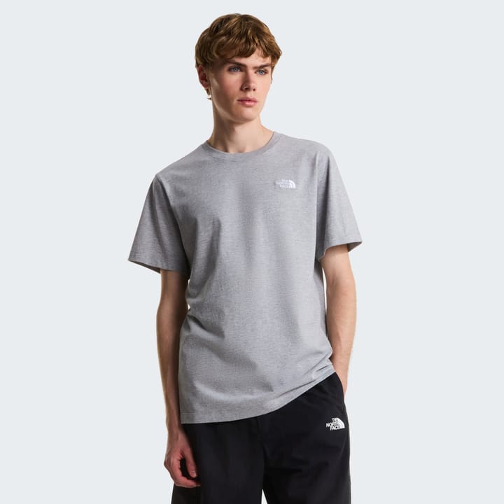 The North Face Men's Evolution Simple Dome Regular T-Shirt TNF Pale Grey Heather The North Face