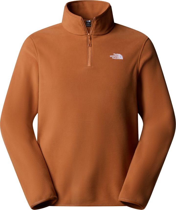 The North Face Men's Glacier Fleece 1/4 Zip Jacket Burnt Umber The North Face