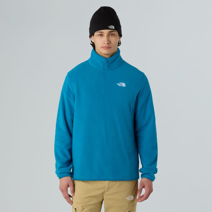 The North Face Men's Glacier Fleece 1/4 Zip Jacket Dusk Blue The North Face