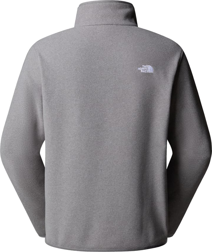 The North Face Men's Glacier Fleece 1/4 Zip Jacket TNF Mid Grey Heather The North Face The North Face Men's Glacier Fleece 1/4 Zip Jacket TNF Mid Grey Heather The North Face