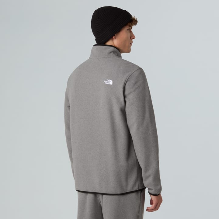 The North Face Men's Glacier Fleece 1/4 Zip Jacket TNF Mid Grey Heather The North Face The North Face Men's Glacier Fleece 1/4 Zip Jacket TNF Mid Grey Heather The North Face