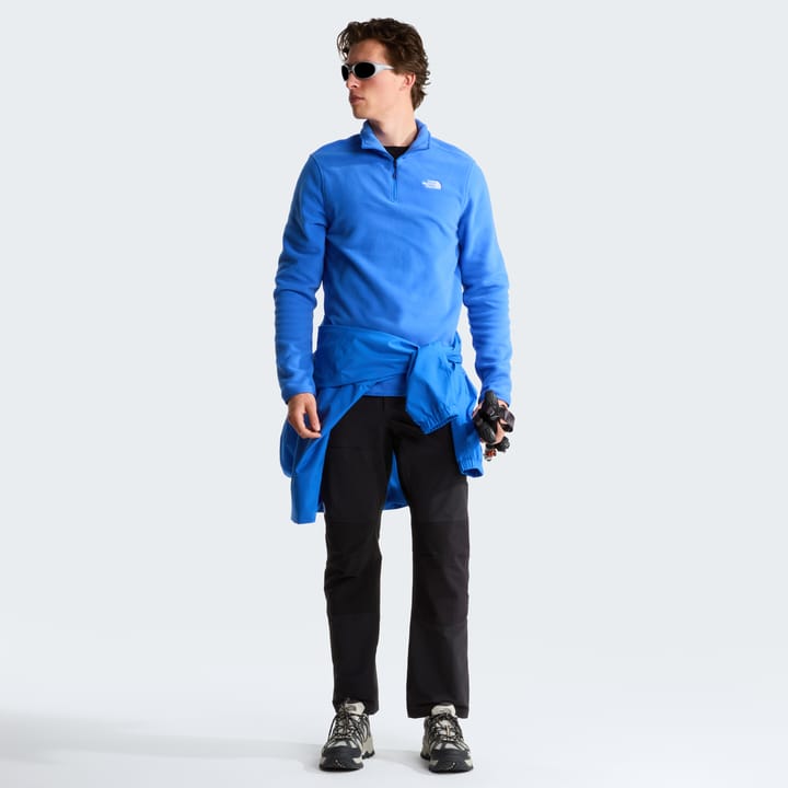 The North Face Men's Glacier Fleece 1/4 Zip Jacket Active Blue The North Face