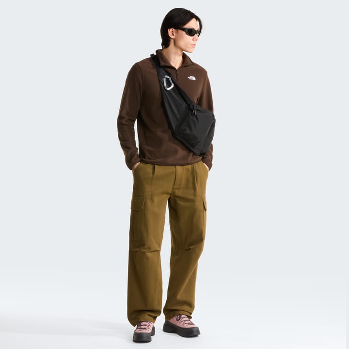 The North Face Men's Glacier Fleece 1/4 Zip Jacket Dark Chestnut The North Face