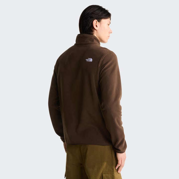 The North Face Men's Glacier Fleece 1/4 Zip Jacket Dark Chestnut The North Face
