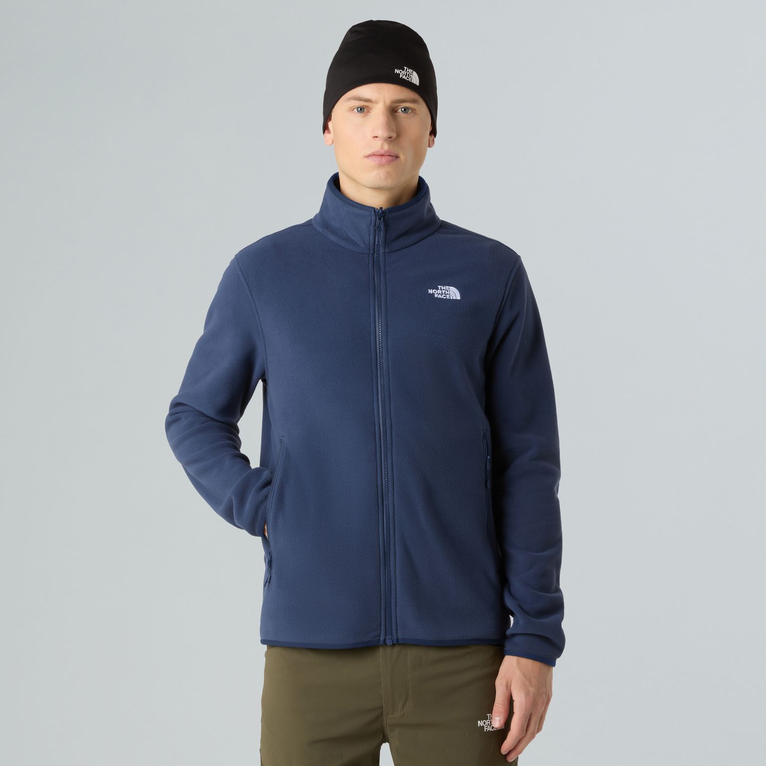 The North Face Men's Glacier Fleece Jacket Summit Navy