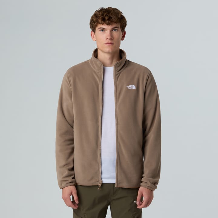 The North Face Men's Glacier Fleece Jacket Mocha Brown The North Face