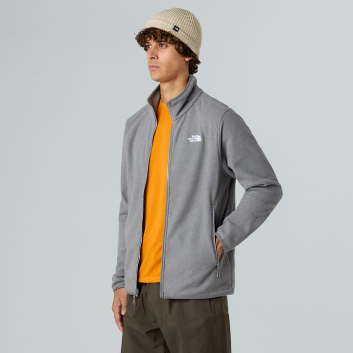 The North Face Men's Glacier Fleece Jacket TNF Mid Grey Heather The North Face