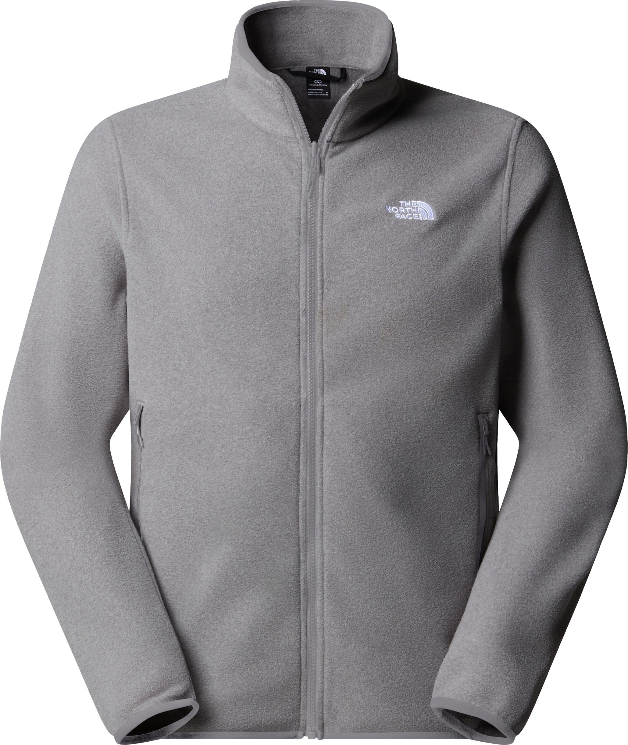 The North Face Men's Glacier Fleece Jacket TNF Mid Grey Heather