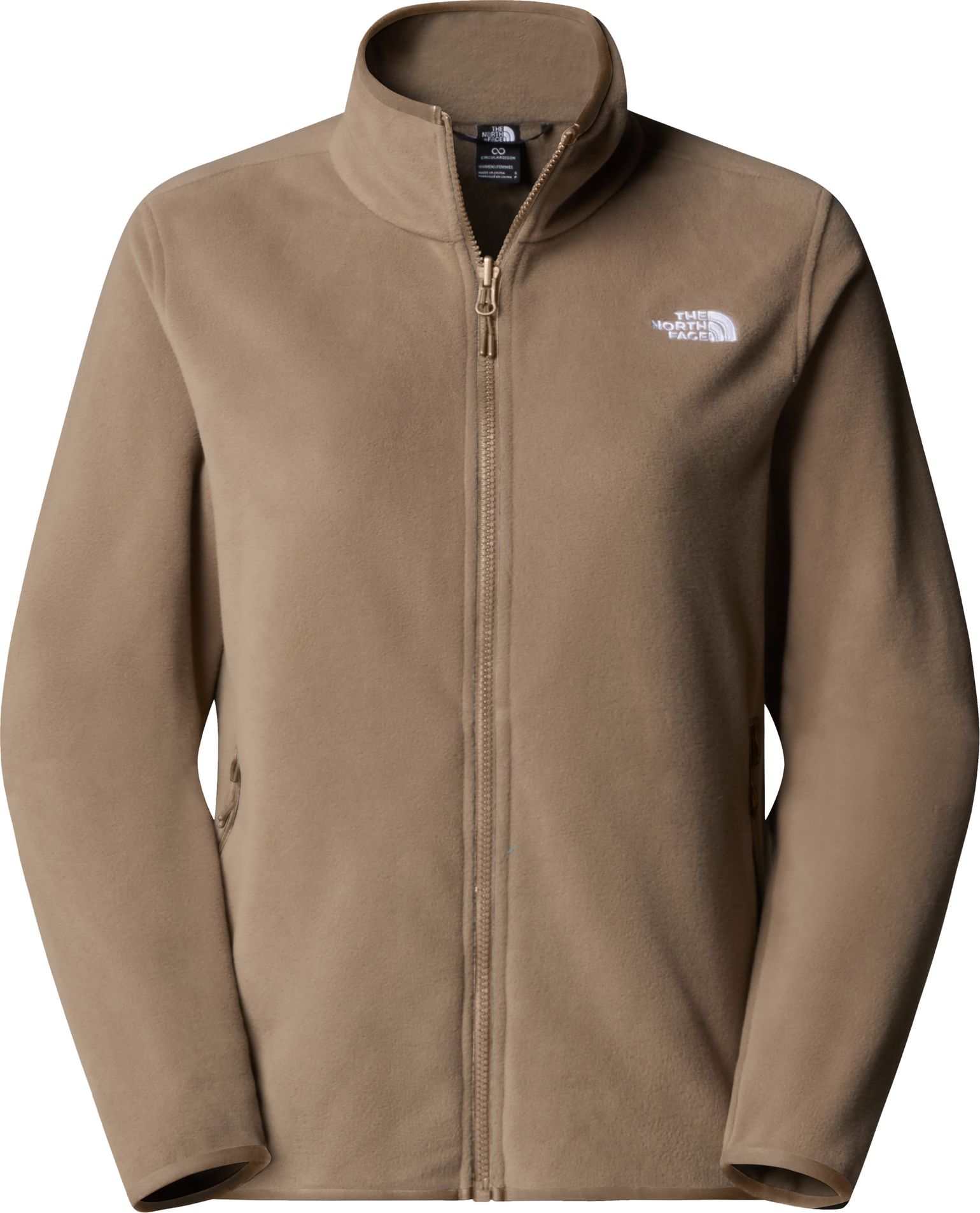 The North Face Women's Glacier Fleece Jacket Mocha Brown