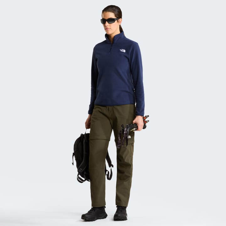 The North Face Women's Glacier Fleece 1/4 Zip Jacket Summit Navy The North Face