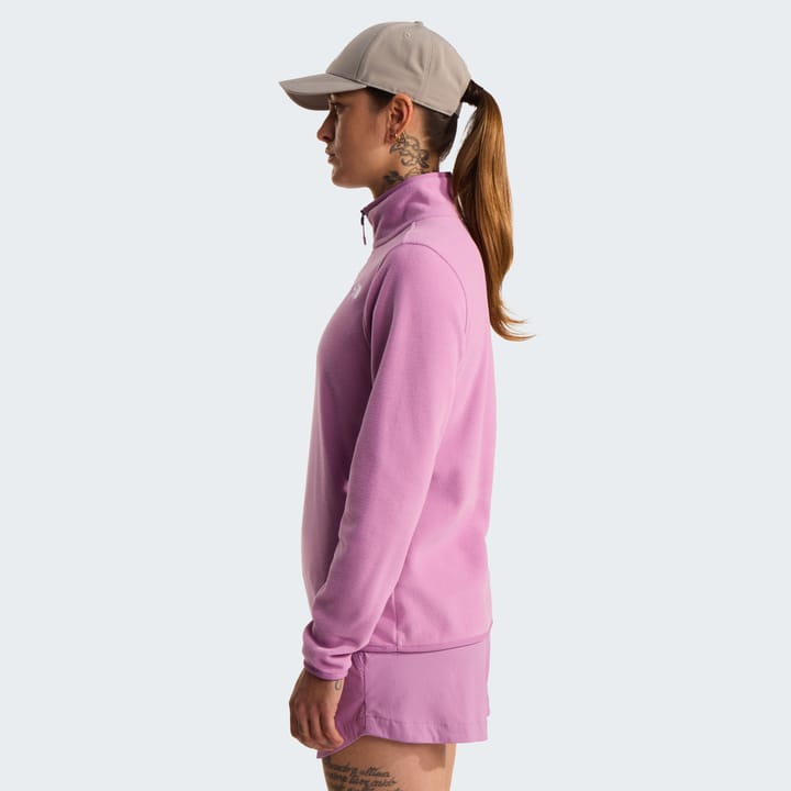 The North Face Women's Glacier Fleece 1/4 Zip Jacket Hushed Lavender The North Face