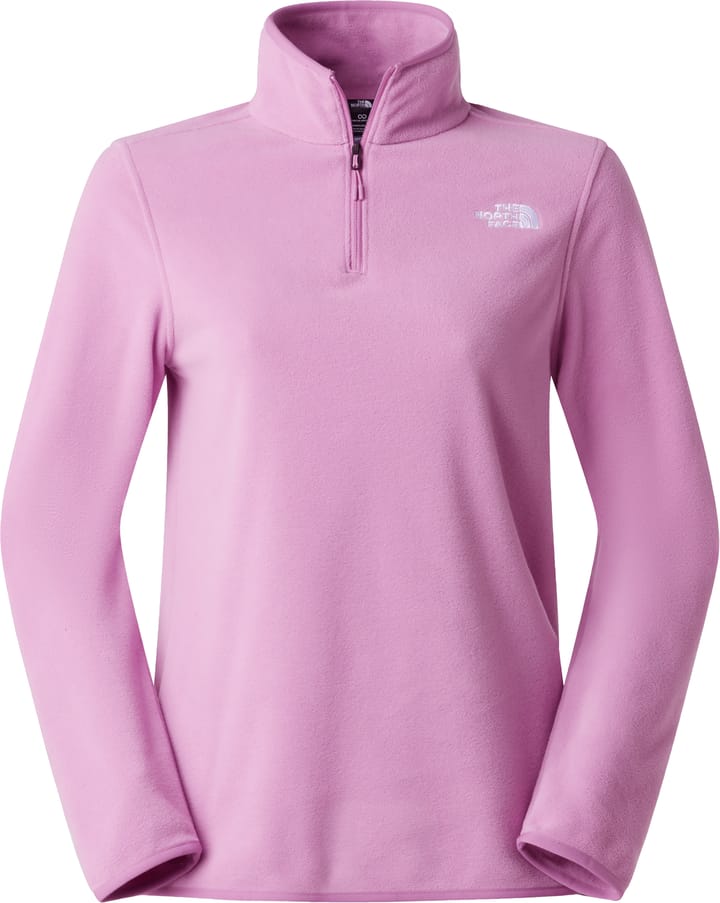 The North Face Women's Glacier Fleece 1/4 Zip Jacket Hushed Lavender The North Face