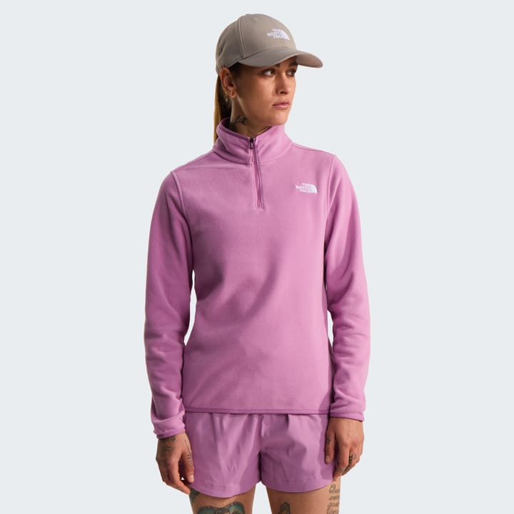 The North Face Women's Glacier Fleece 1/4 Zip Jacket Hushed Lavender The North Face