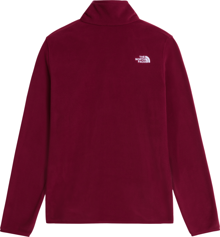 The North Face Women's Glacier Fleece 1/4 Zip Jacket Burgundy Crush The North Face