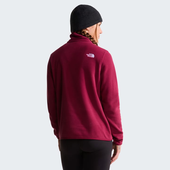 The North Face Women's Glacier Fleece 1/4 Zip Jacket Burgundy Crush The North Face